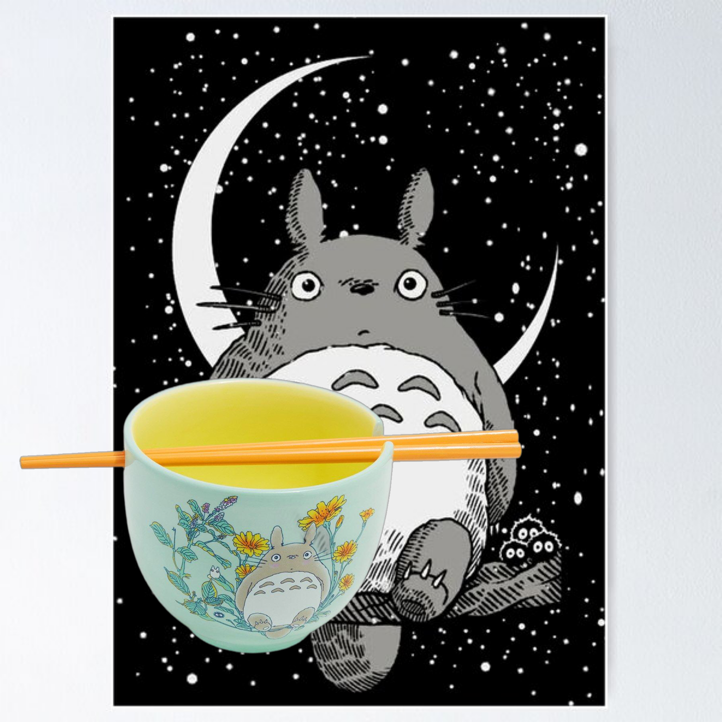Studio Ghibli My Neighbor Totoro Ramen Bowl with Lid and Chopsticks -  BoxLunch Exclusive
